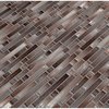 Msi Akaya Copper Interlocking 12 In. X 11.75 In. X 8 Mm Glass Mesh-Mounted Mosaic Tile, 10PK ZOR-MD-0192